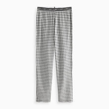 Load image into Gallery viewer, Charcoal Grey Gingham Cotton Short Sleeve Pyjamas
