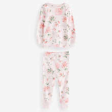 Load image into Gallery viewer, Pink/Ecru White Fairy 3 Pack Long Sleeve Printed Pyjamas (12mths-8yrs)
