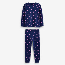 Load image into Gallery viewer, Pink/Purple Heart, Spot And Star Pyjamas 3 Pack (12mths-8yrs)
