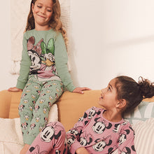 Load image into Gallery viewer, Pink/Green Minnie Mouse &amp; Daisy Duck Pyjamas 2 Packs (9mths-8yrs)
