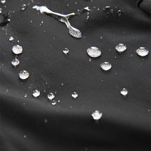 Load image into Gallery viewer, Black Hooded Shower Resistant Jacket
