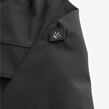 Load image into Gallery viewer, Black Hooded Shower Resistant Jacket
