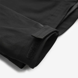 Black Hooded Shower Resistant Jacket