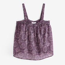 Load image into Gallery viewer, Purple Tile Sleeveless Cami Top
