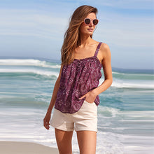 Load image into Gallery viewer, Purple Tile Sleeveless Cami Top
