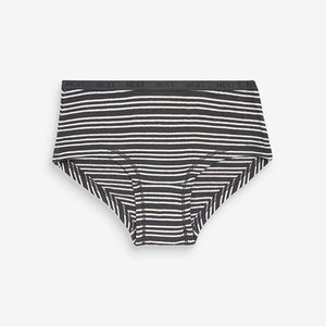 Grey Hearts Hipster Briefs 5 Pack