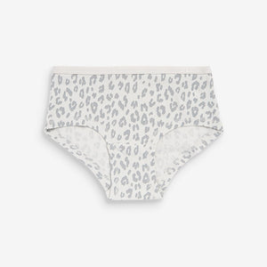 Grey Hearts Hipster Briefs 5 Pack