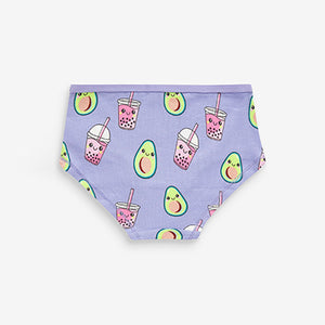 Pink/Grey Avocat Hipster Briefs 5 Pack (2-12yrs)