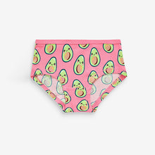 Load image into Gallery viewer, Pink/Grey Avocat Hipster Briefs 5 Pack (2-12yrs)
