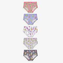 Load image into Gallery viewer, Pink/Grey Avocat Hipster Briefs 5 Pack (2-12yrs)
