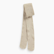 Load image into Gallery viewer, Champagne Gold Sparkle Tights
