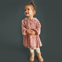 Load image into Gallery viewer, Pink Printed Shirred Dress (3mths-6yrs)
