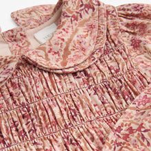 Load image into Gallery viewer, Pink Printed Shirred Dress (3mths-6yrs)
