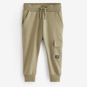 Light Khaki Green Super Skinny Utility Joggers (3mths-6yrs)