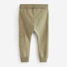 Load image into Gallery viewer, Light Khaki Green Super Skinny Utility Joggers (3mths-6yrs)
