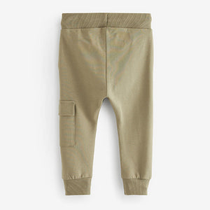 Light Khaki Green Super Skinny Utility Joggers (3mths-6yrs)