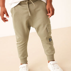 Light Khaki Green Super Skinny Utility Joggers (3mths-6yrs)