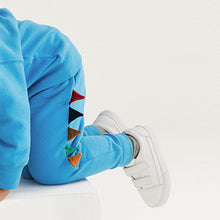 Load image into Gallery viewer, Blue Dinosaur Character Sweatshirt and Jogger Set (3mths-6yrs)
