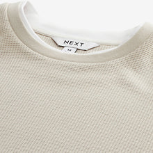 Load image into Gallery viewer, Neutral Long Sleeve Mock Layer T-Shirt
