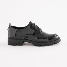 Load image into Gallery viewer, Black Forever Comfort® Chunky Sole Lace-Up Shoes
