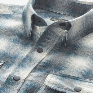 Grey/White Signature Brushed Flannel Check Shirt