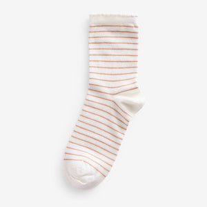 Multi 5 Pack Cotton Rich Ankle Socks