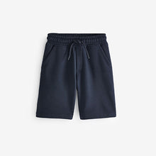 Load image into Gallery viewer, Blue Dark Navy 1 Pack Basic Jersey Shorts (3-12yrs)
