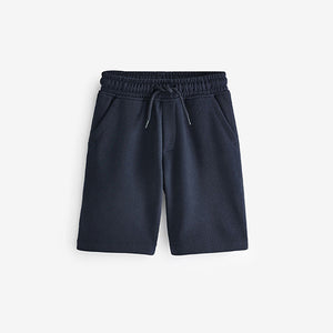 Blue Dark Navy 1 Pack Basic Jersey Shorts (3-12yrs)