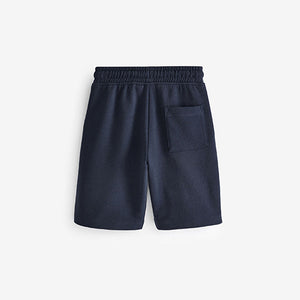 Blue Dark Navy 1 Pack Basic Jersey Shorts (3-12yrs)