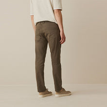 Load image into Gallery viewer, Brown Slim Fit Comfort Stretch Jeans
