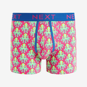 Bright Sealife A-Front Boxers 4 Pack