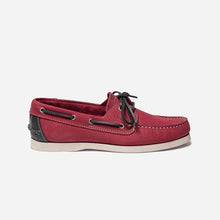 Load image into Gallery viewer, Shoes Boat Men Sole Grip Leather Red
