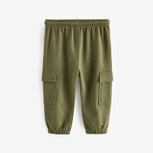 Load image into Gallery viewer, Khaki Green Patch Pocket Utility Joggers (3mths-5-6yrs)
