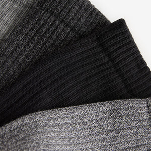 Grey/Black Heavyweight Socks 4 Pack