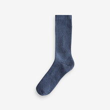 Load image into Gallery viewer, Navy Blue Heavyweight Socks 4 Pack
