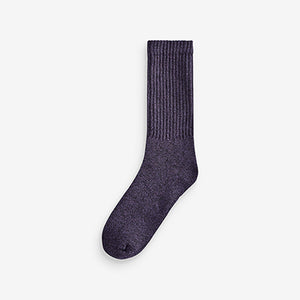 Green/Red/Purple Heavyweight Socks 4 Pack