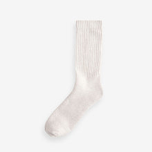 Load image into Gallery viewer, Green/Cream Heavyweight Socks 4 Pack
