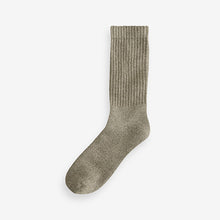 Load image into Gallery viewer, Green/Cream Heavyweight Socks 4 Pack
