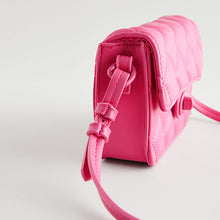 Load image into Gallery viewer, Pink Quilted Cross-Body Bag
