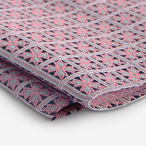 Damson Pink Slim Tie And Pocket Square Set