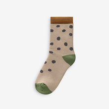 Load image into Gallery viewer, Safari Animals Cosy Terry Cotton Rich Socks 5 Pack
