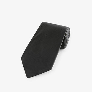 Black Silk Tie