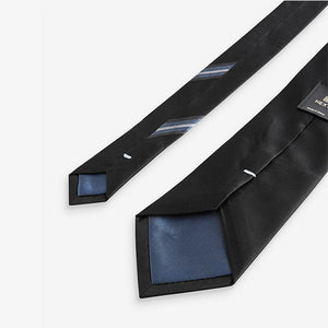 Black Silk Tie