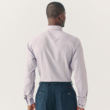 Load image into Gallery viewer, Damson Pink Slim Fit Shirt And Tie Set
