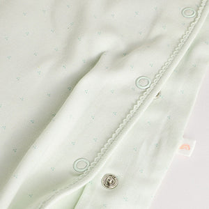 Sage Green Little Sister Baby Family 100% Cotton Sleepsuit