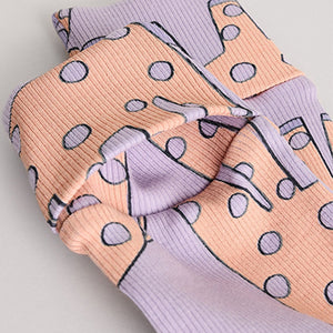Lilac Purple Baby Footless Sleepsuits 3 Pack