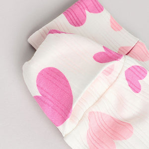 Pink 3 Pack Two Way Zip Baby Sleepsuits (0mths-2yrs)