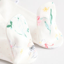 Load image into Gallery viewer, Pink Baby Frill Printed 100% Cotton Sleepsuits 3 Pack
