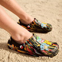 Load image into Gallery viewer, Multicolour Marble Pokemon Clogs
