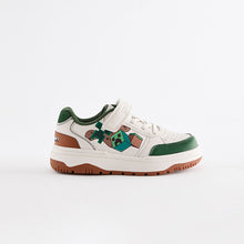 Load image into Gallery viewer, Neutral Minecraft Touch Close Elastic Lace Trainers
